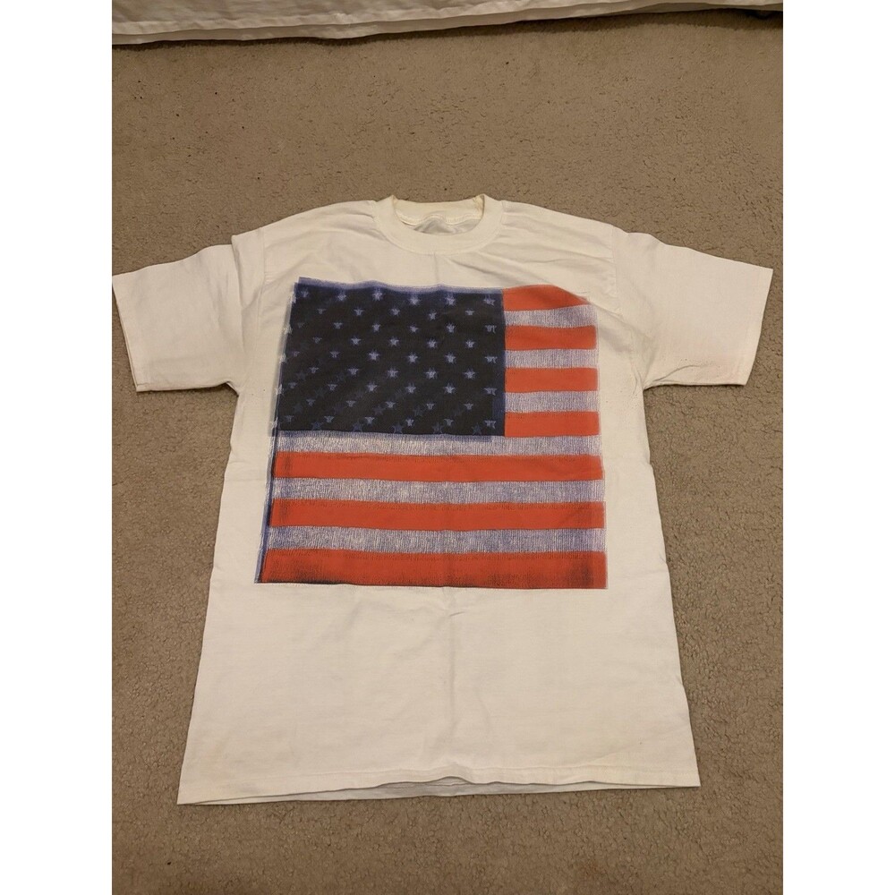 Kanye West Jay Z Watch The Throne Tour Concert T Shirt White Medium Otis 2011